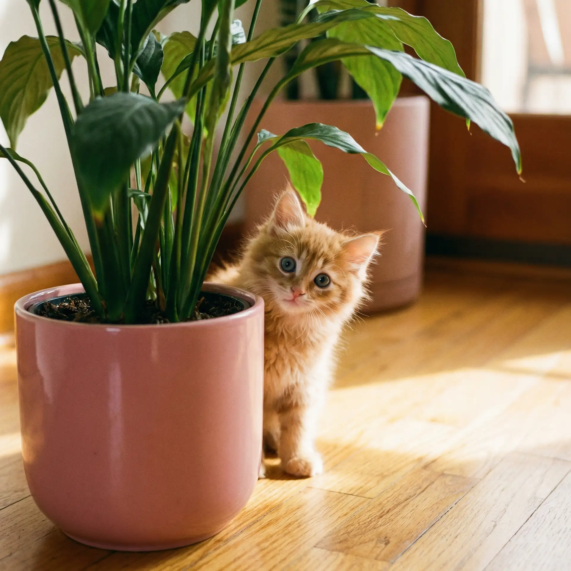 小猫从花盆后探头 - 磁力猫地址